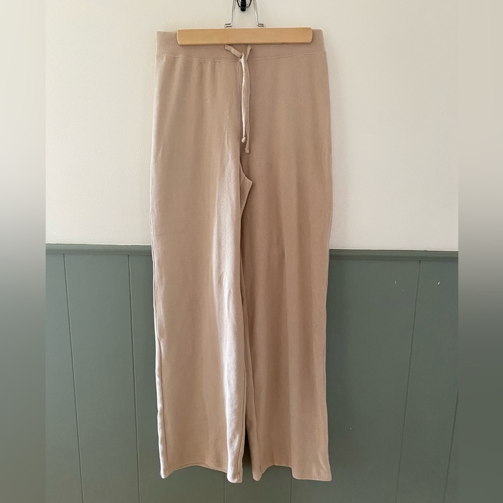 H&M Beige Organic Cotton Pants